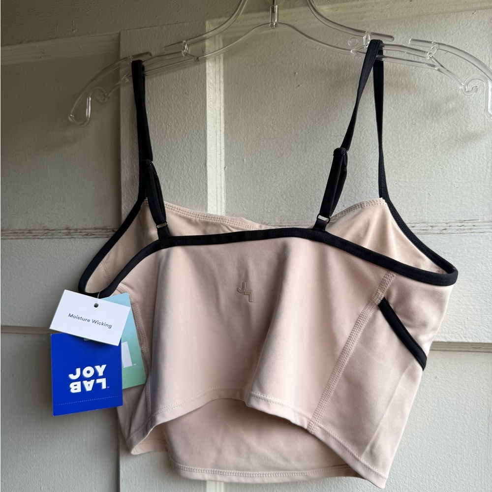 NWT Women's Piped Cropped Support Tank Top - JoyLab size Medium - Picture 3 of 5